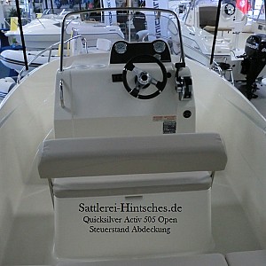 01.Quicksilver Activ 505 Open Steuerstand Abdeckung CIMG8770