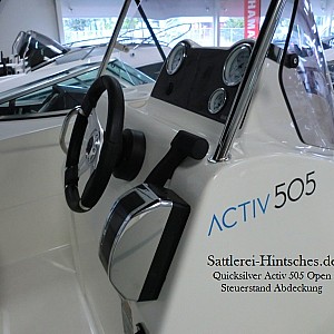 03.Quicksilver Activ 505 Open Steuerstand Abdeckung CIMG8775